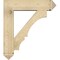 Ekena Millwork Balboa Arts and Crafts Rough Sawn Bracket w/ Offset Brace, Douglas Fir, 8"W x 32"D x 36"H BKT0806X32X36BOA03RDF - alternate 2